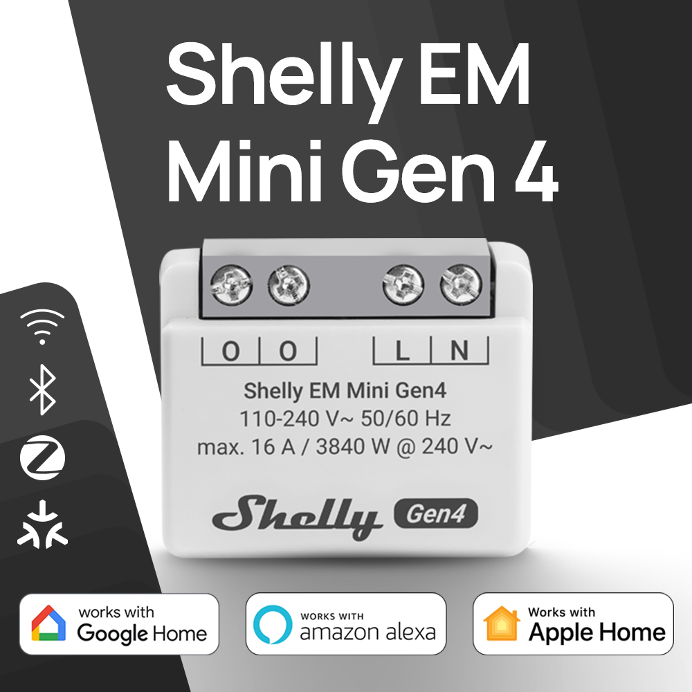 Shelly EM Mini Gen4 Matter Kom – Shelly Relay Module recenzja i cena